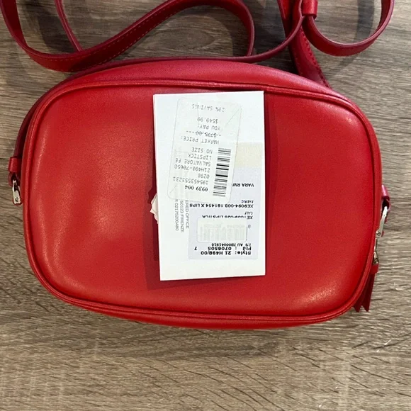 Salvatore Ferragamo vara bow crossbody bag lipstick red - Picture 5 of 8